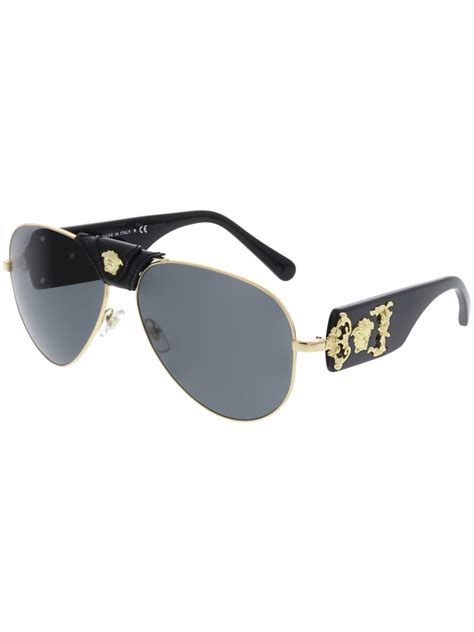 versace men's glasses gold